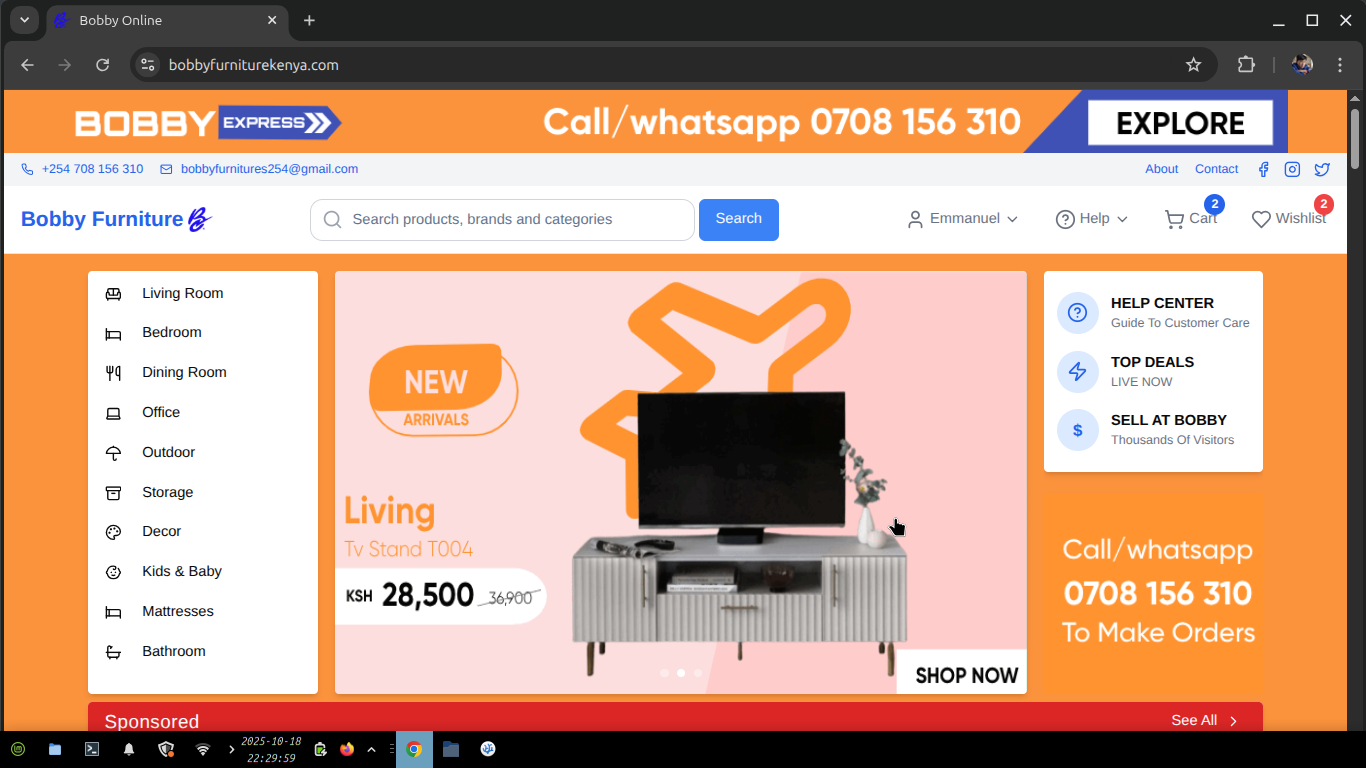 Bobby Furniture | eCommerce - image 1