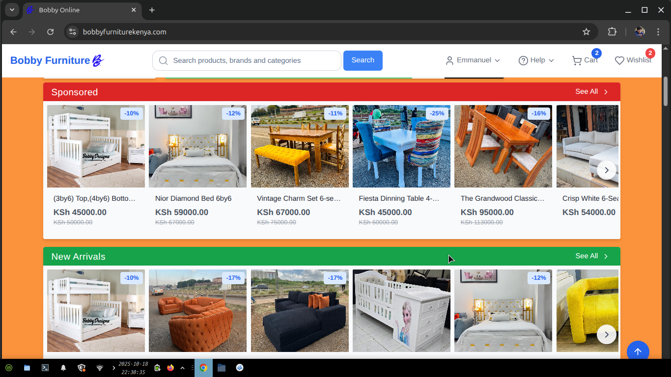 Bobby Furniture | eCommerce - image 3