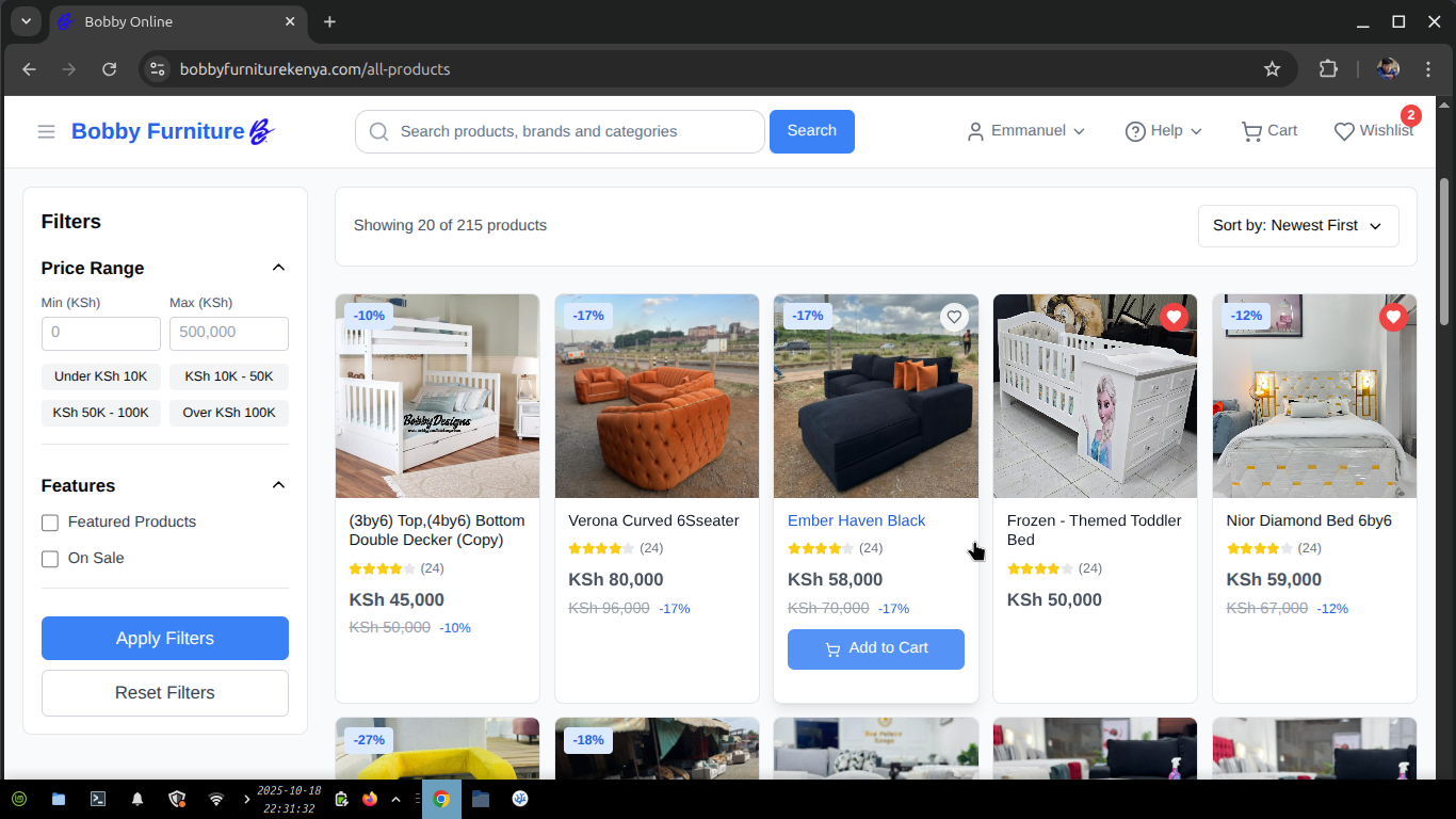 Bobby Furniture | eCommerce - image 6